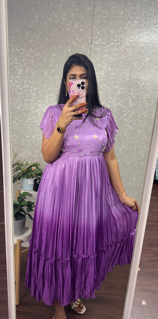Chinnon ombré frock-SR1005B