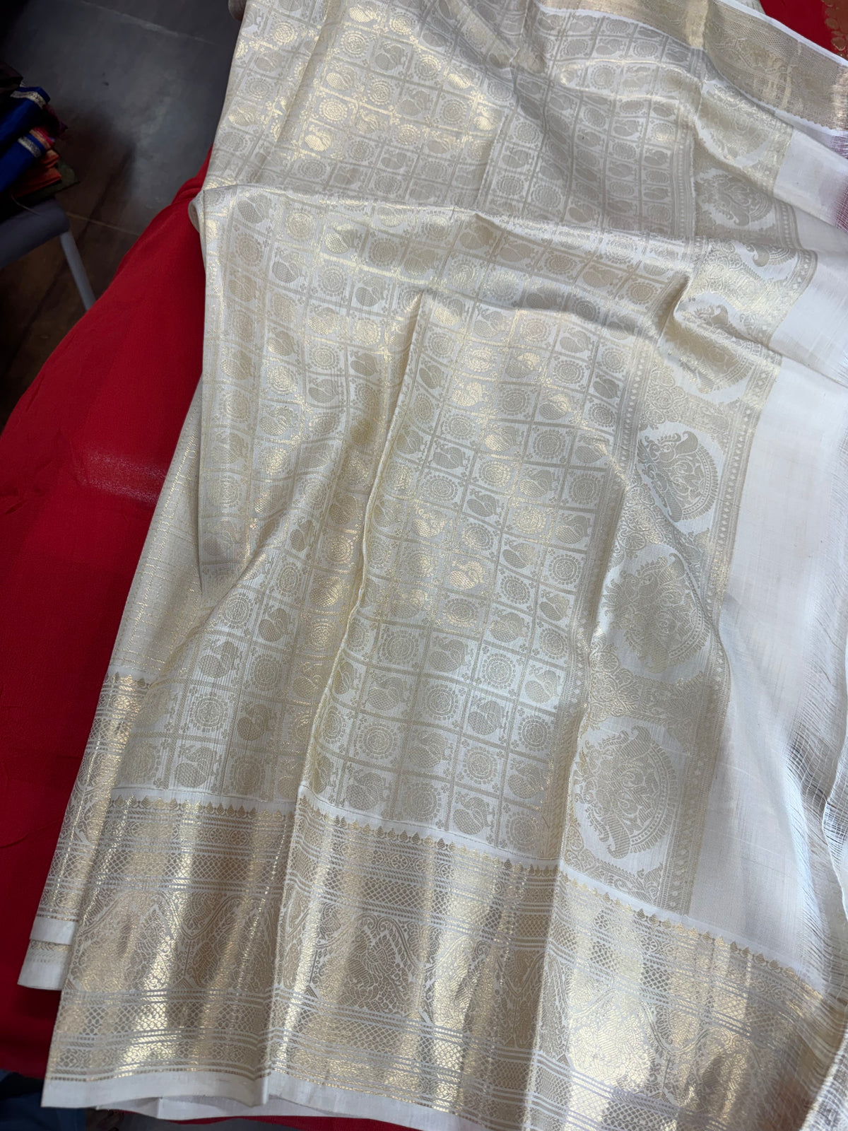 Handloom Kanchi pattu saree-SRKP5