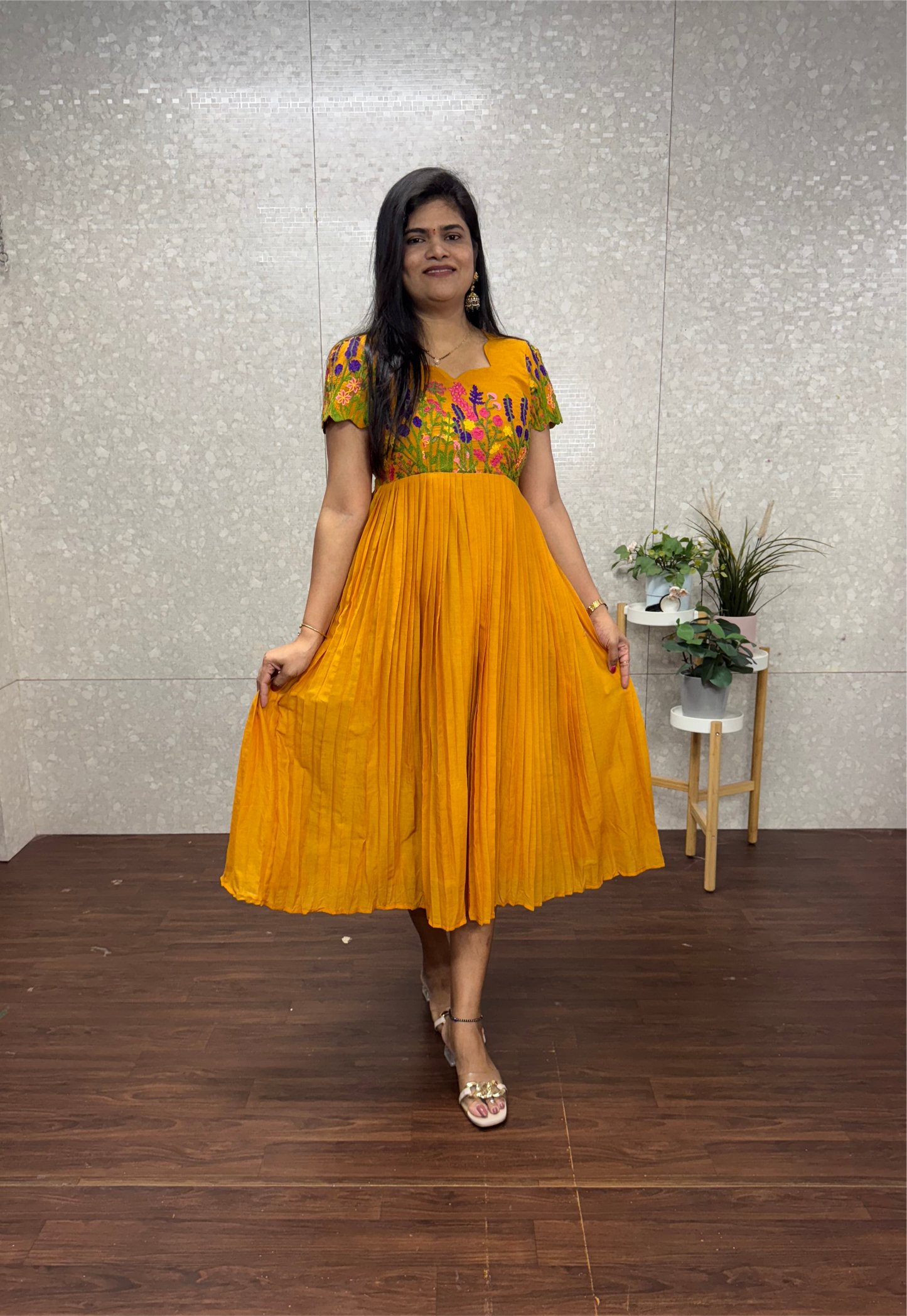 Mulcotton frock -SR1020A