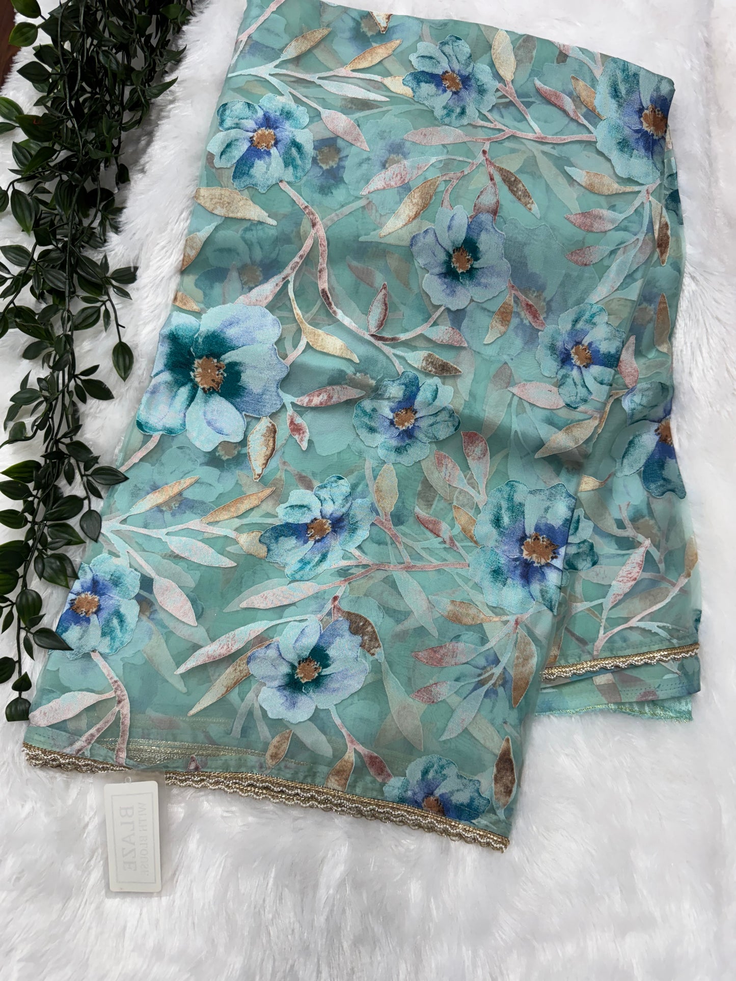 Designer Brasso Saree-SR1030D