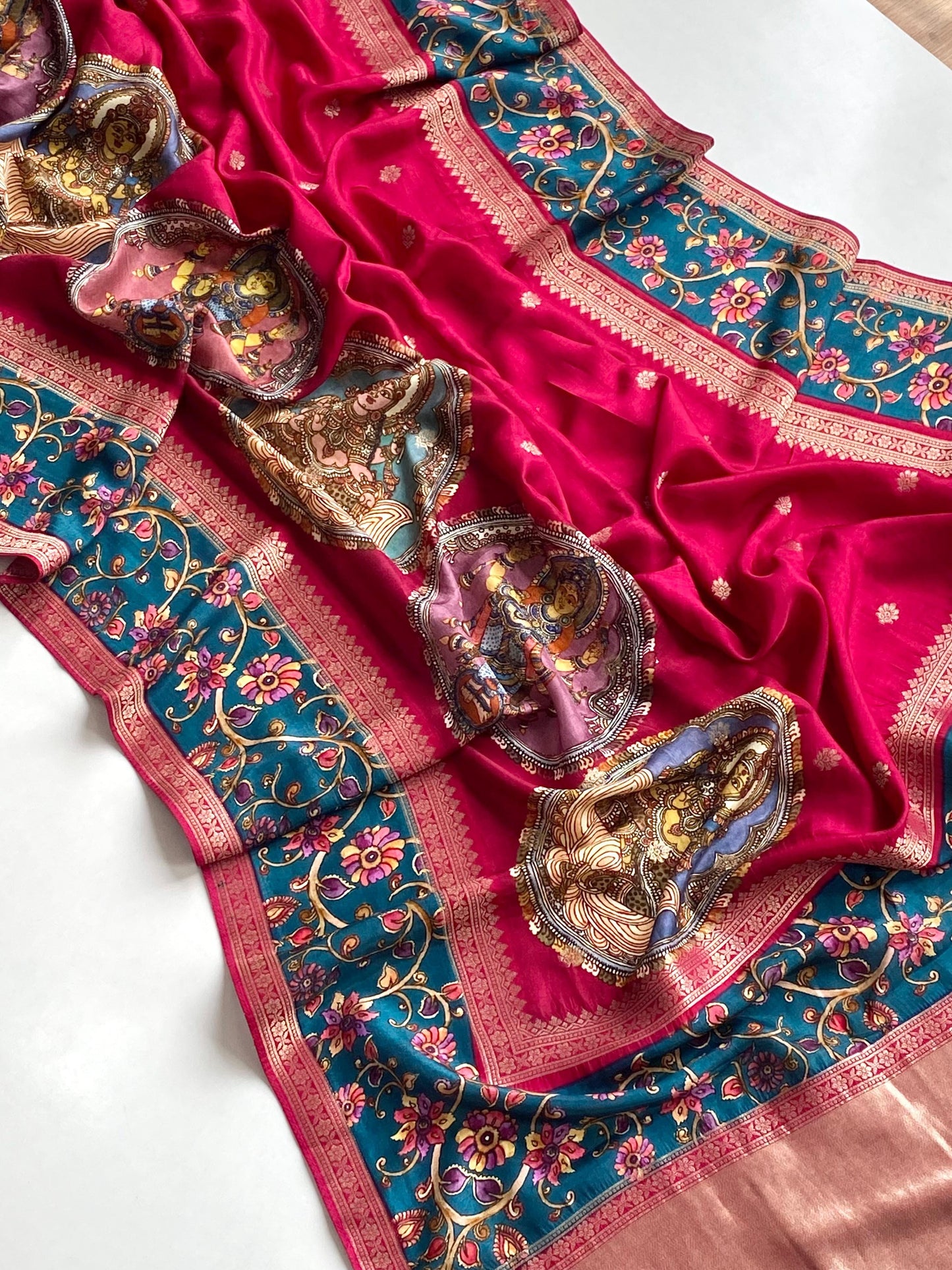 Crepe Georget Kalamkari-SR1073A