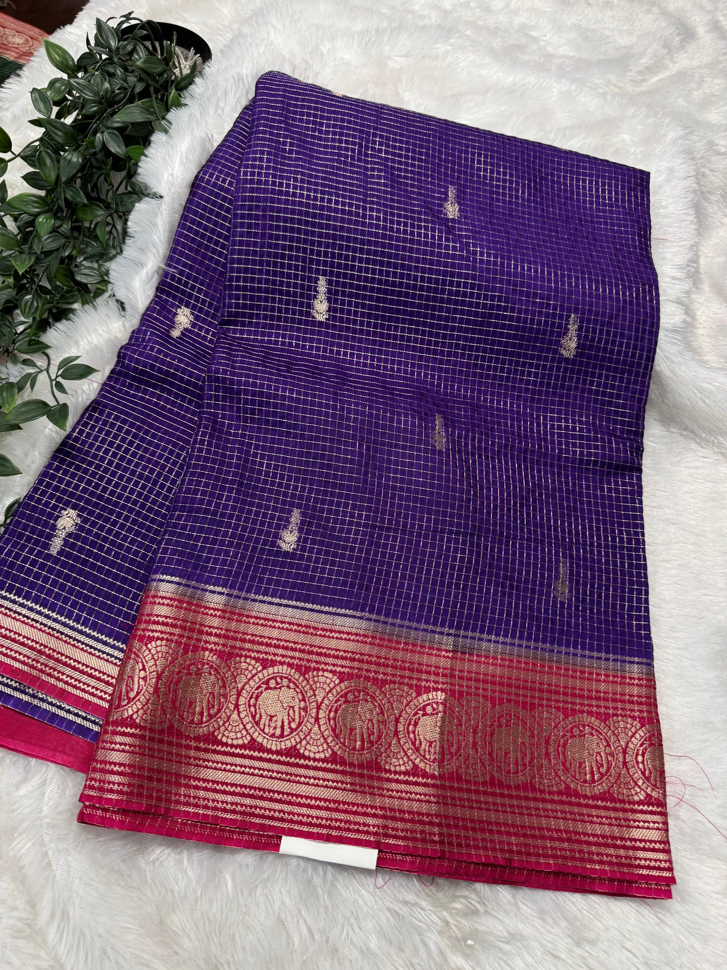 Vintage checks Mysore Georget-SR1174H