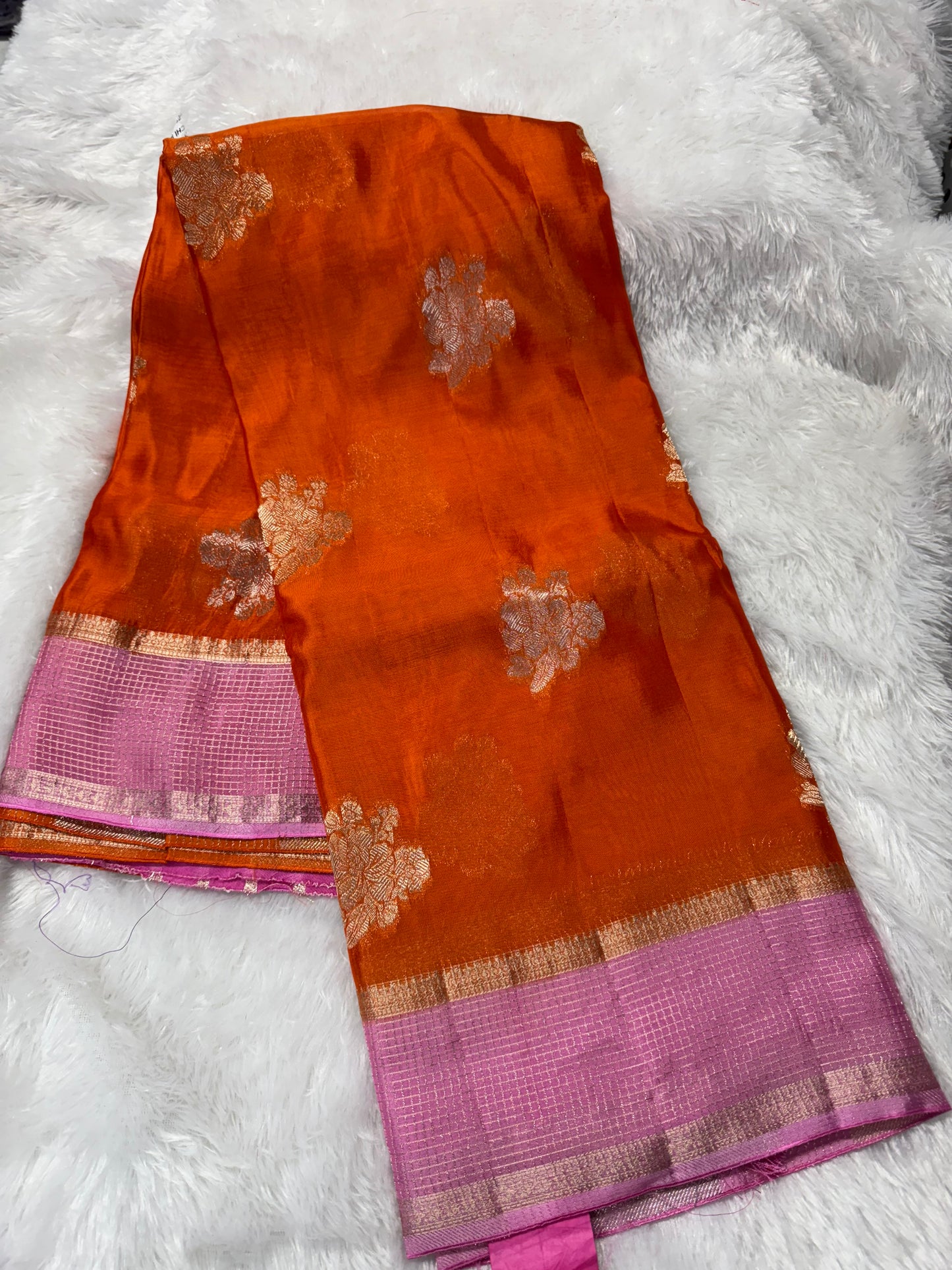Chinnon silk fancy saree-SR1121D