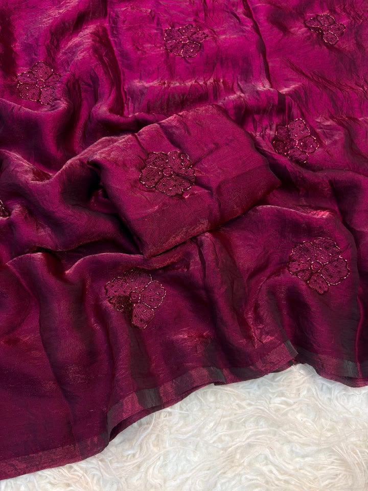 Space silk sarees-SR1307