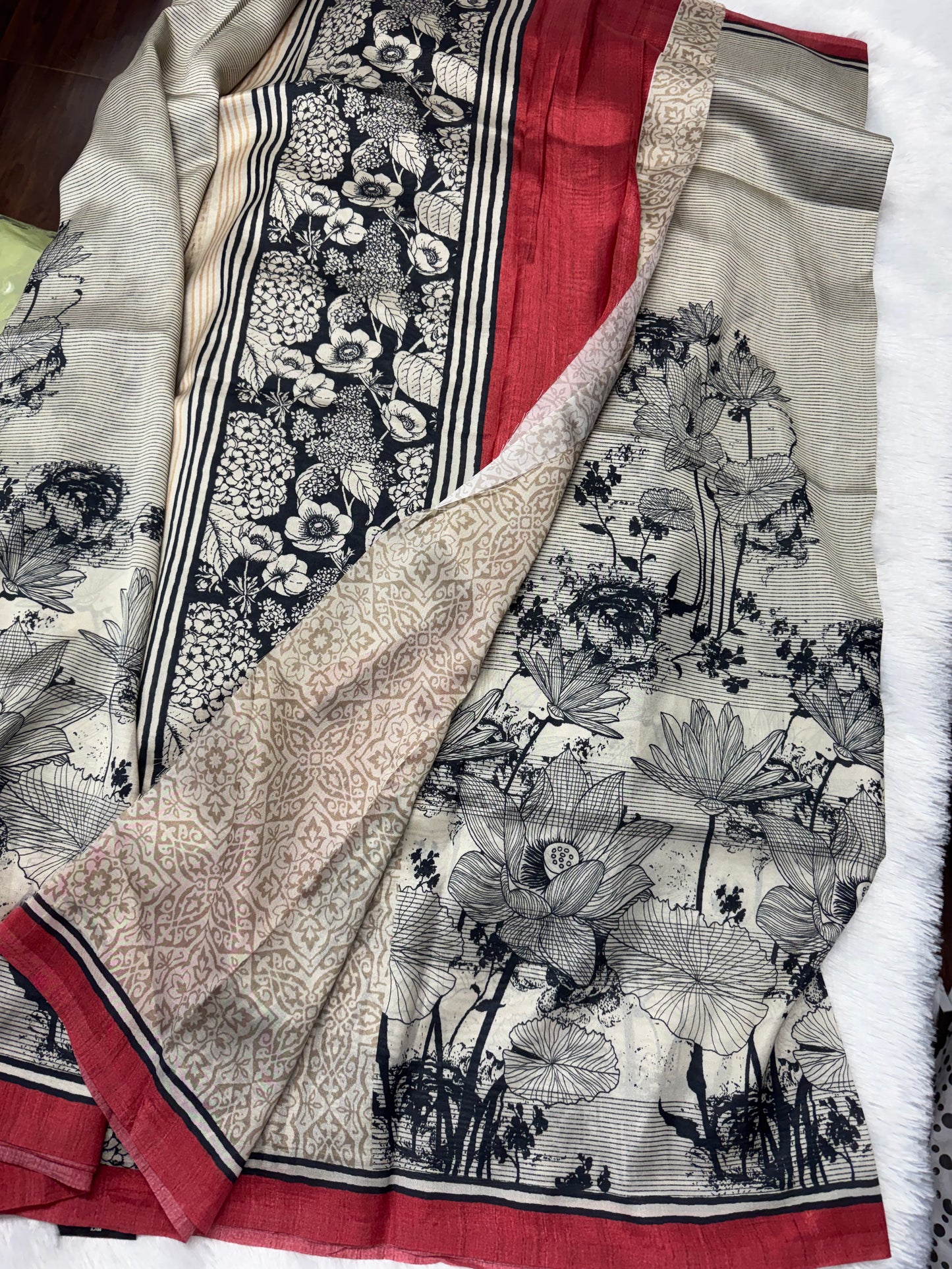 Tassar crepe silk  -SR1180L