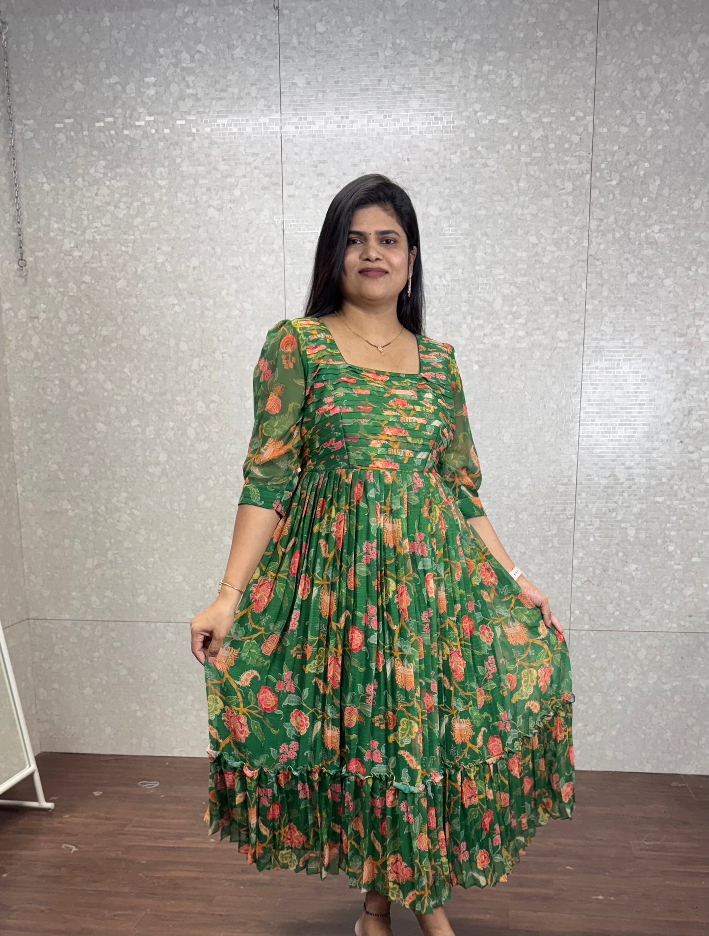 Chiffon Frock-SRF1003B