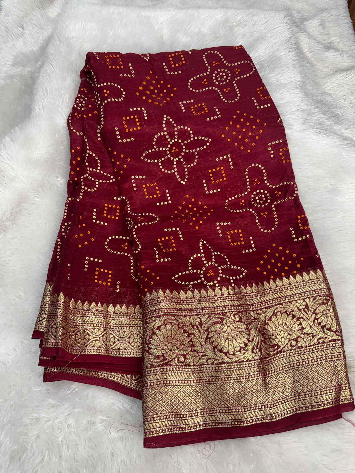 Kanchi Bandhini saree-SR1323C
