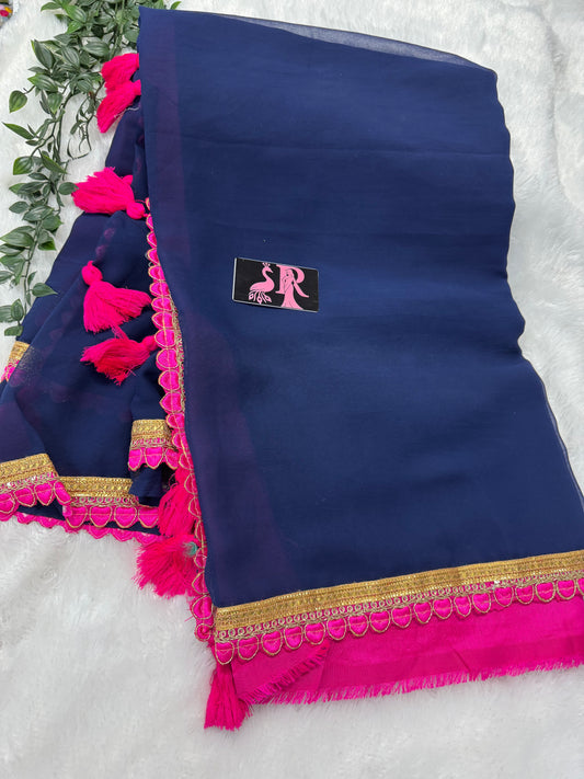 Georget saree-SRS021B