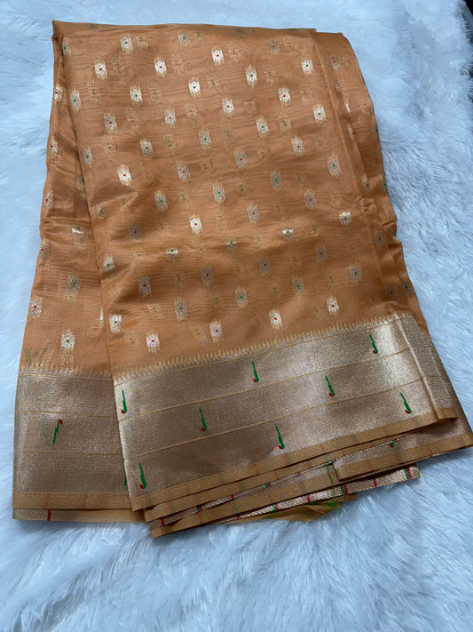 Chanderi Paithani saree-SR1118C