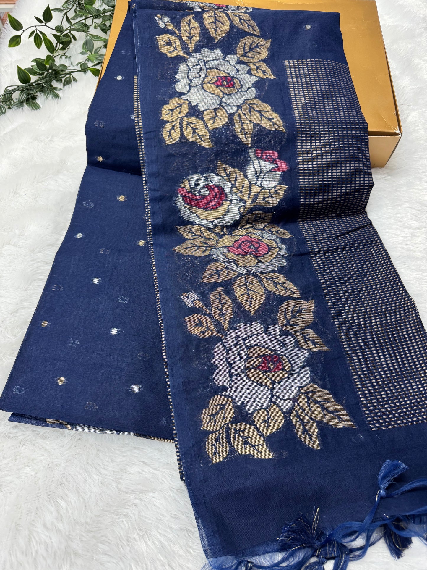 Linen Silk Saree-SR1002B