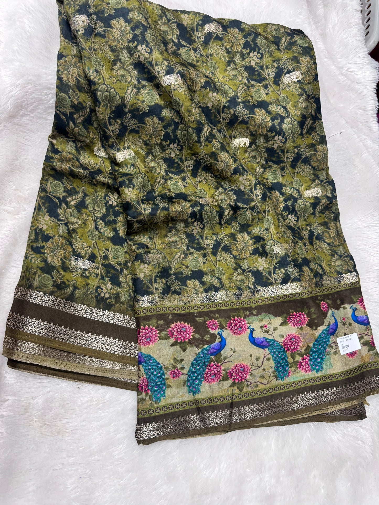 Pure Dola silk saree-SR1268F