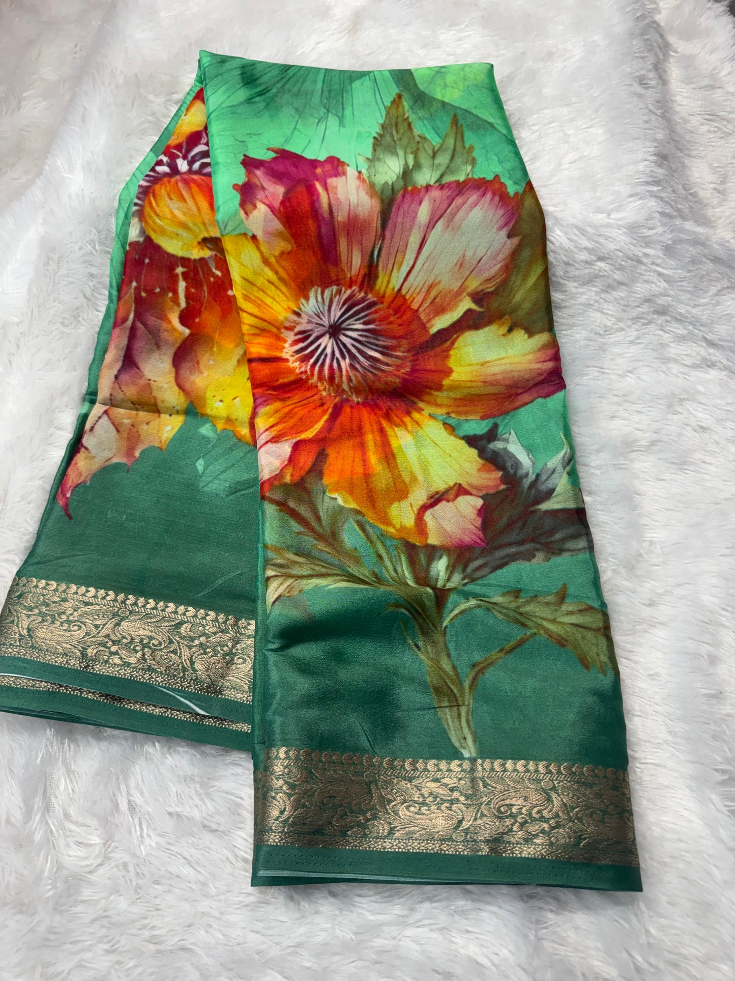Chinnon digital print saree-SR1209B