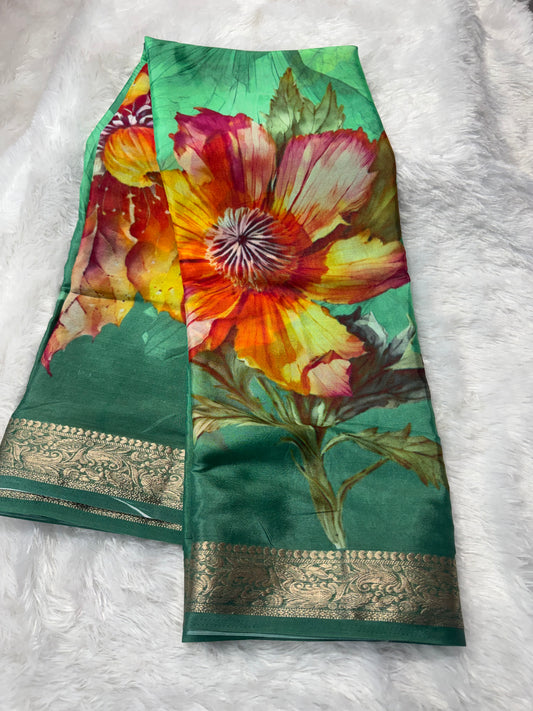Chinnon digital print saree-SR1209B