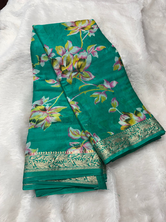 Chinnon Digital print saree-SR1255E