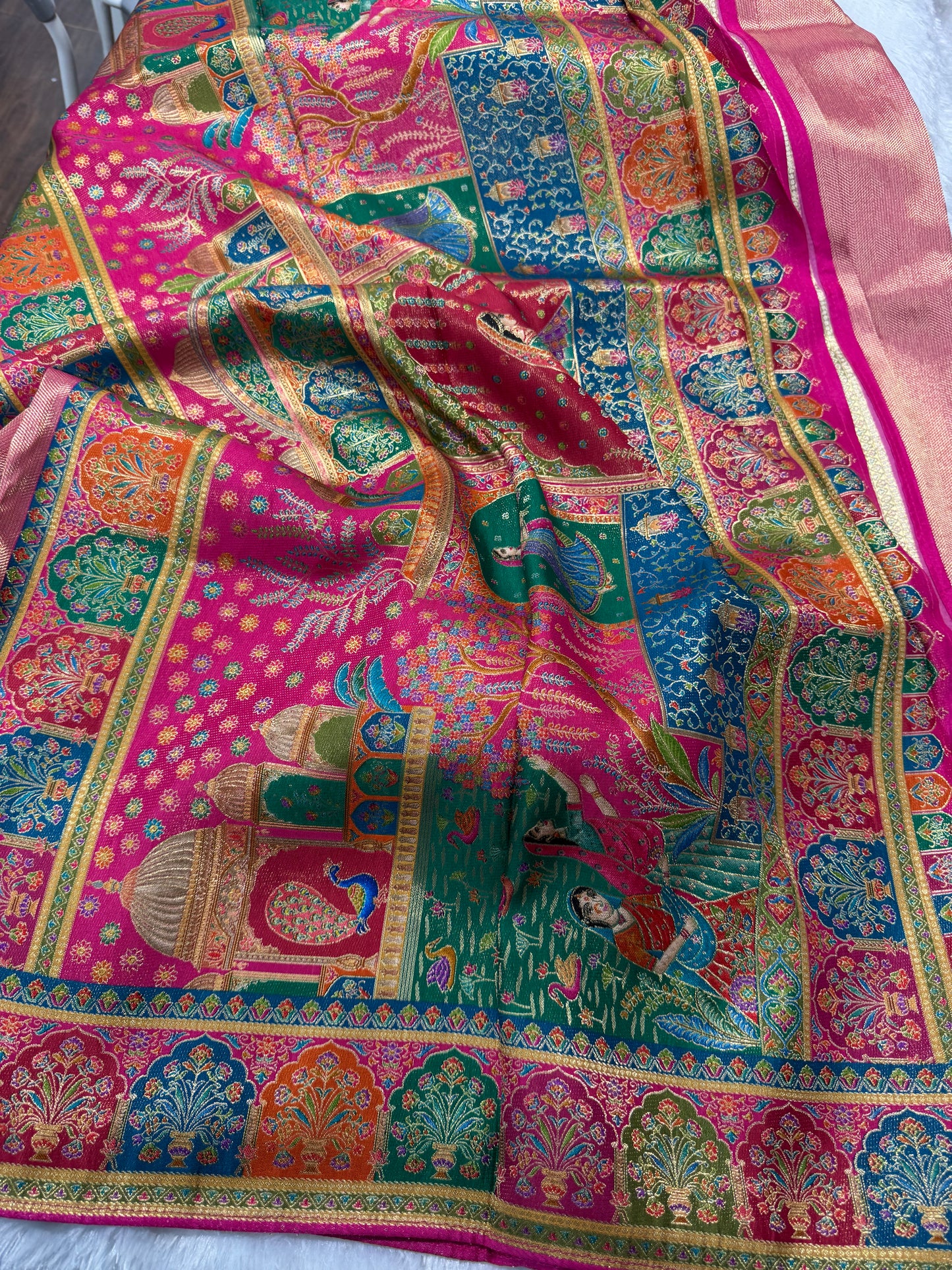 Pashmina saree-SR1117B