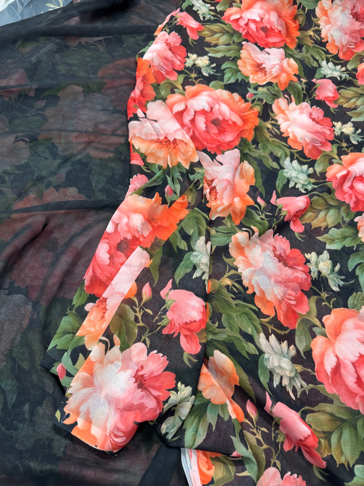 Georget flora saree-SR1099D