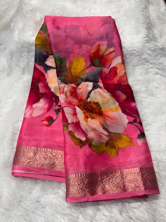 Chinnon digital print saree-SR1209G