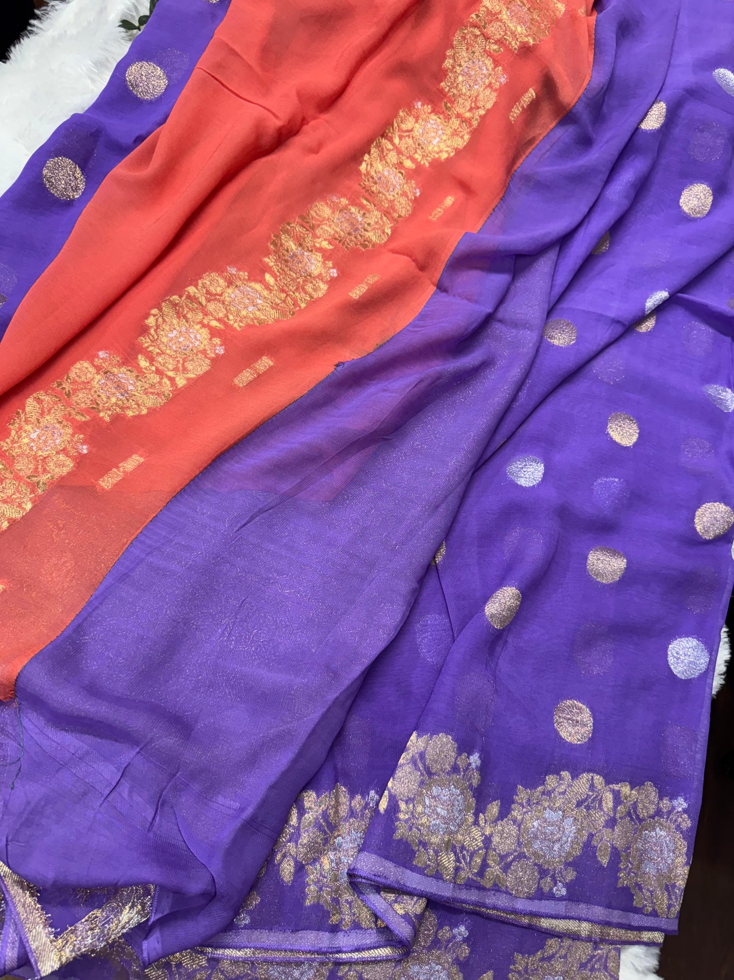 Pure Banarasi Georget-SR1083A
