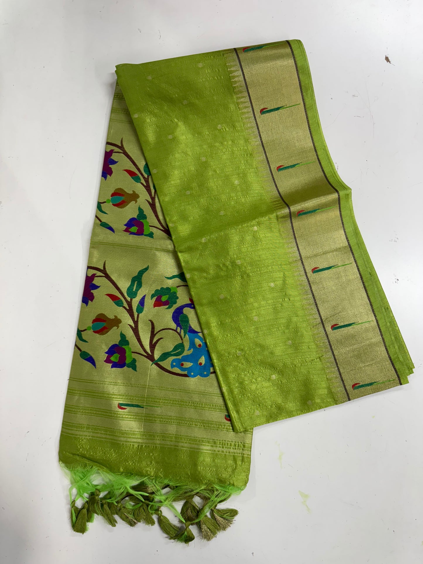 Tassar Paithani saree-SR1171C