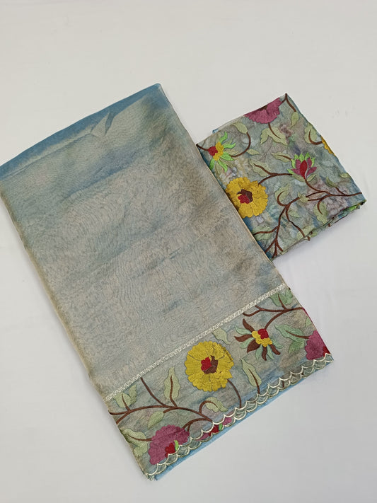 Banarasi tissue petite point-SR1092D