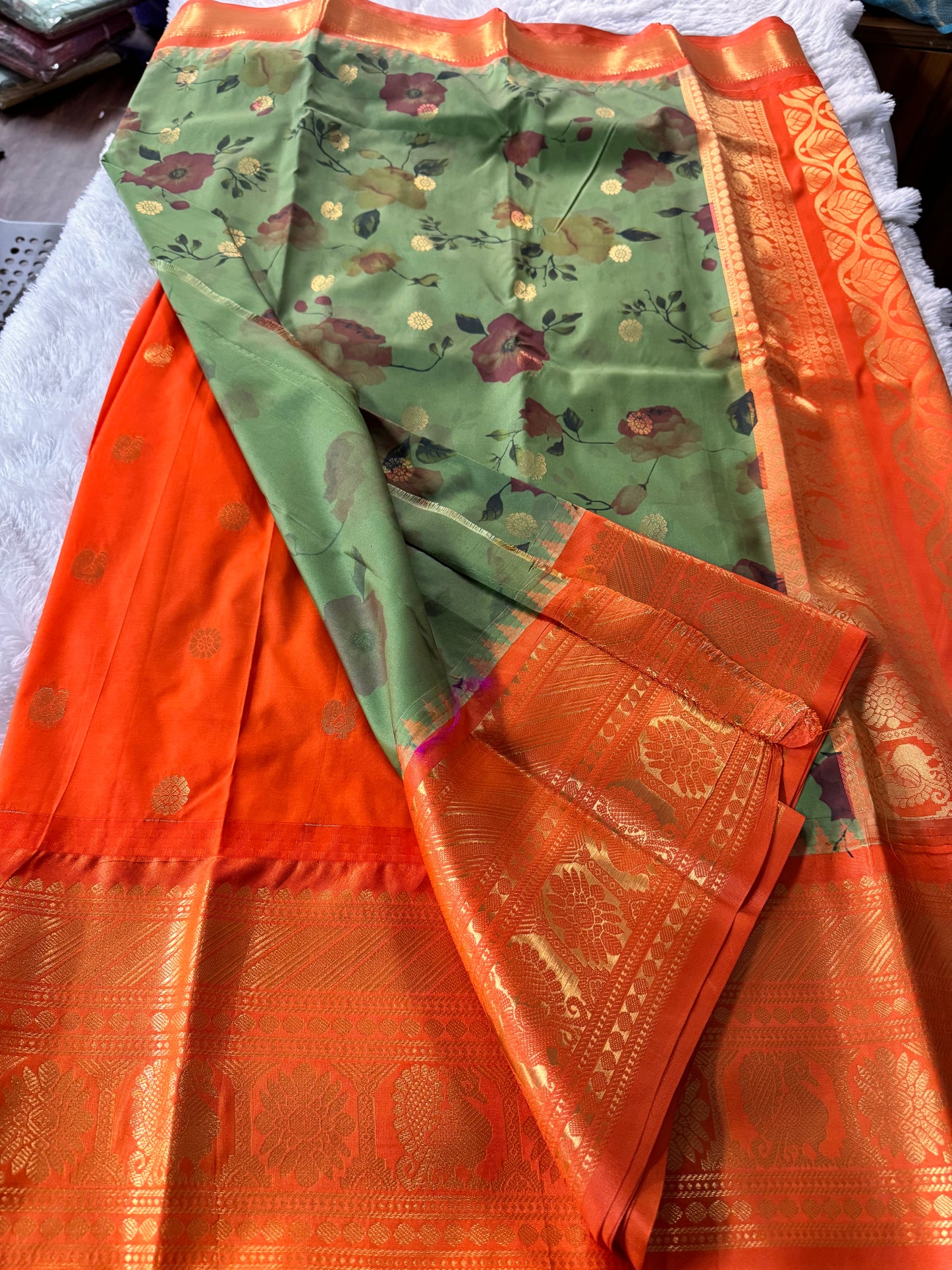 Digital Gadwal saree-SR1279E