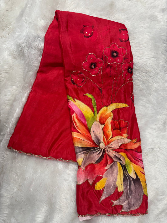 Chinnon digital print highlights-SR1252A