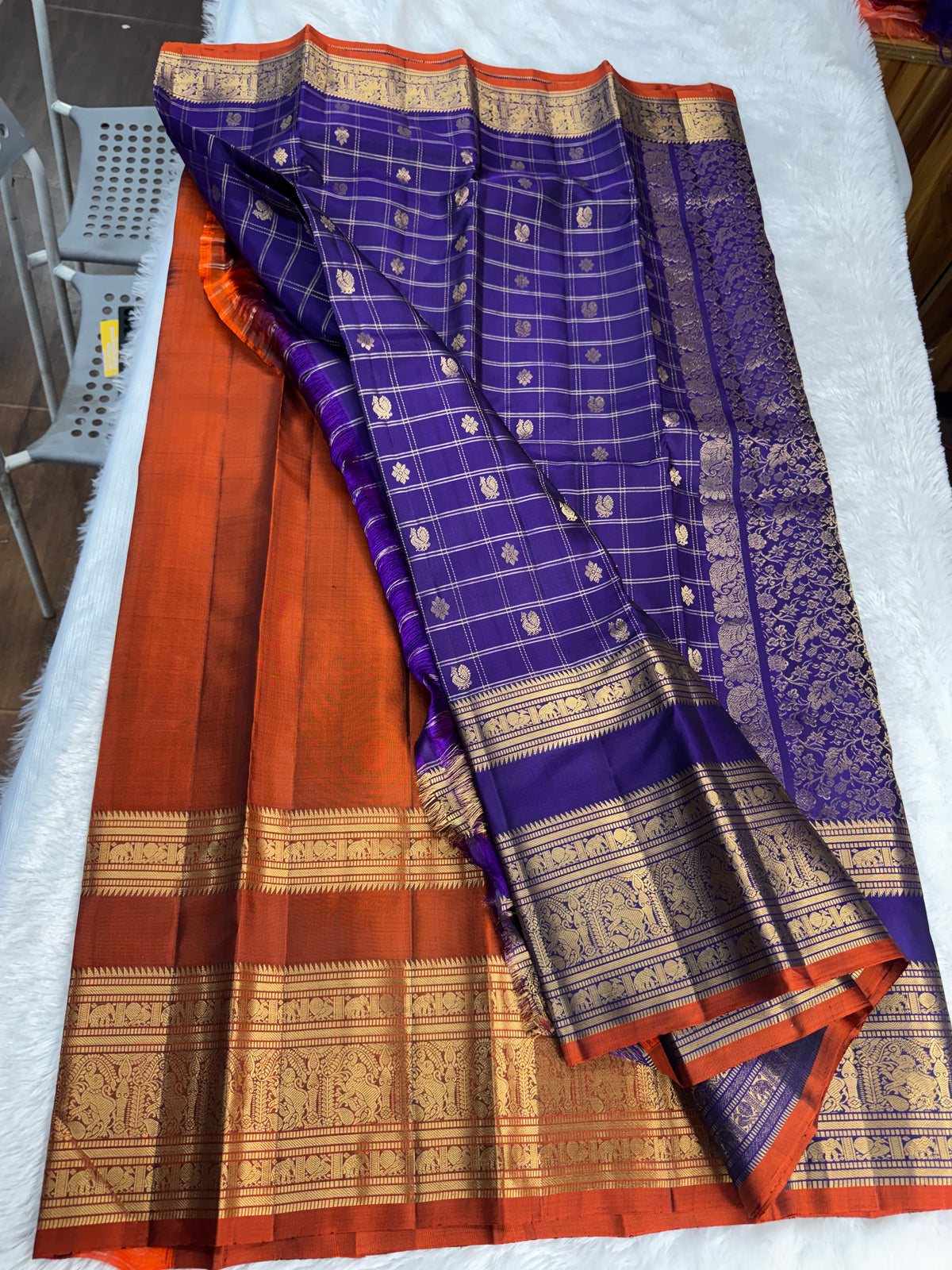 Handloom Kanchipattu saree-SRKP6