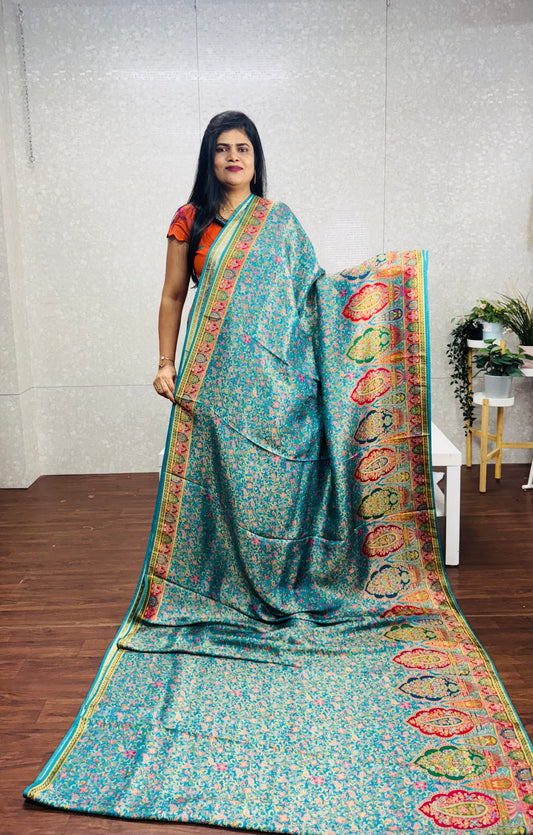 Pure munga silk pashmina saree-SR1052