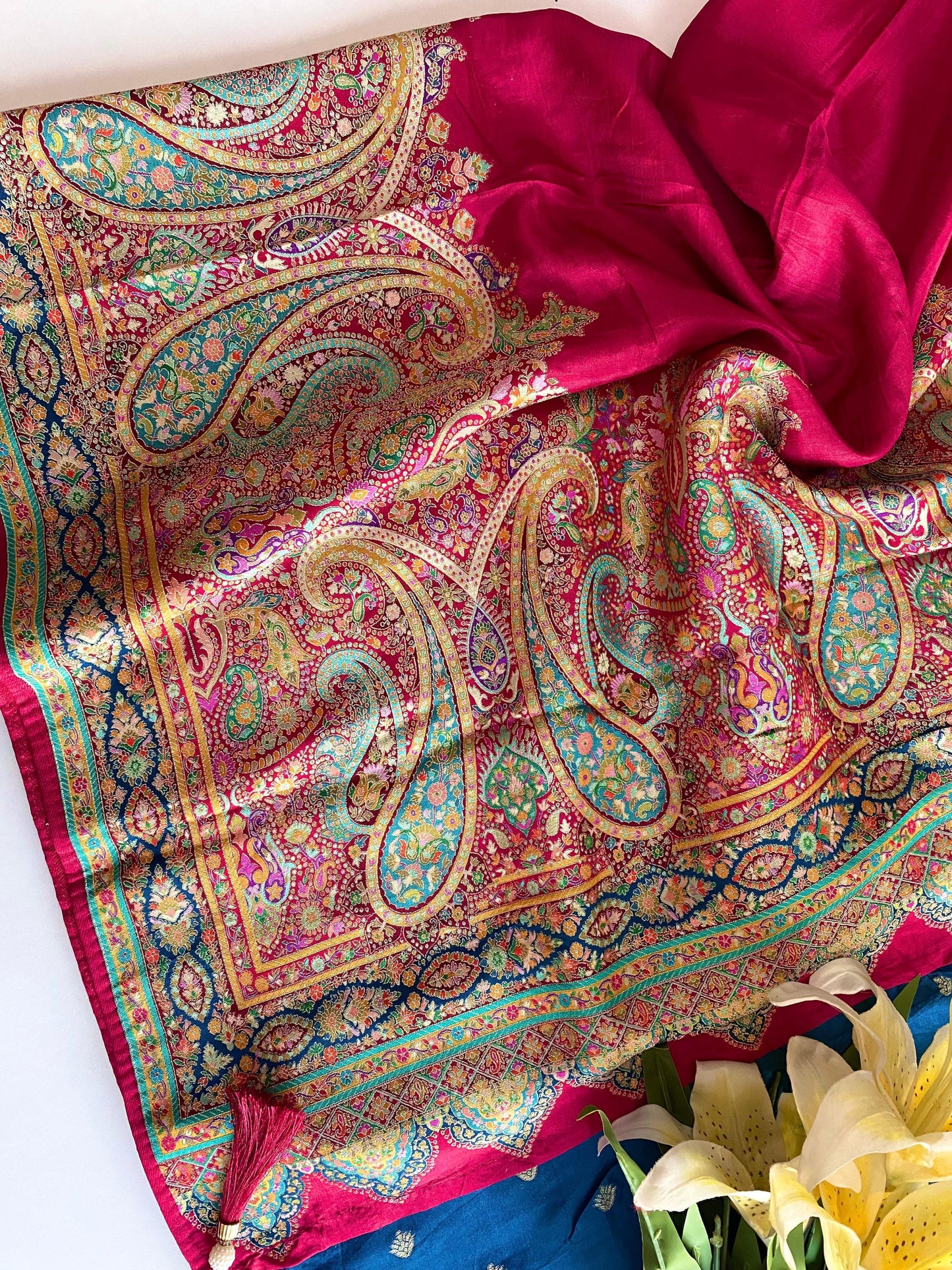 Pashmina saree-SR1071B