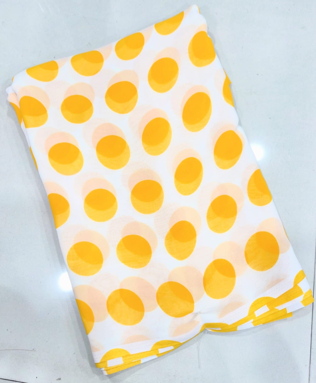 Georget polka dots saree-SR1221G