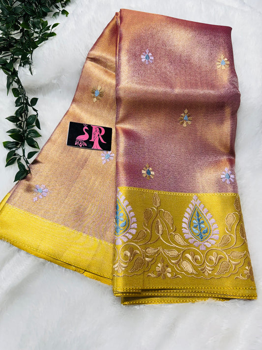 Kanchi tissue embroidery-SR1062C