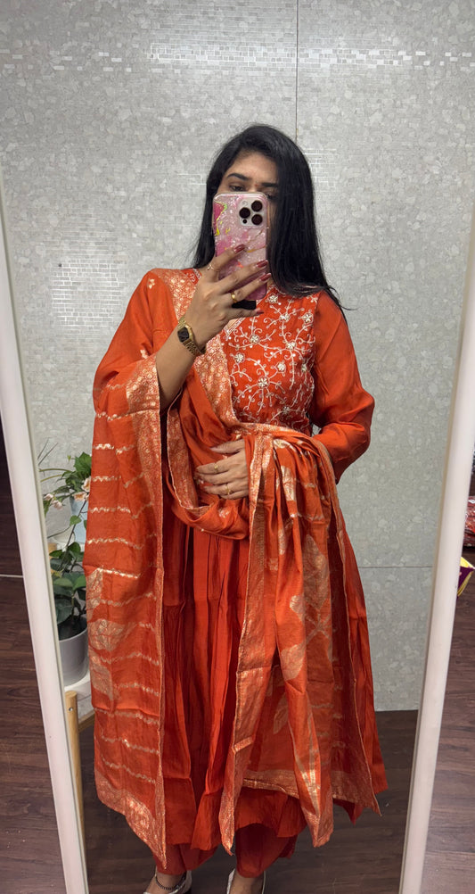 Mulchanderi suit-SRS016