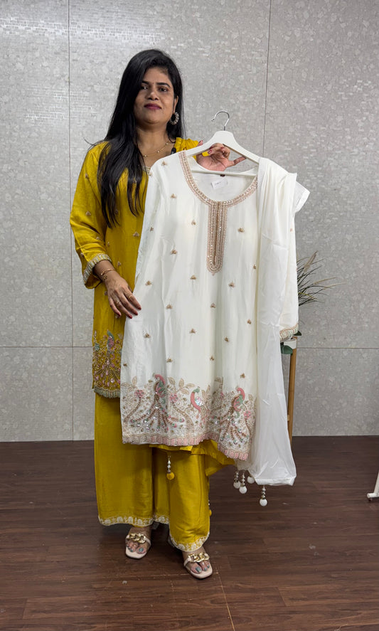 Chinnon silk dress-SRS017B