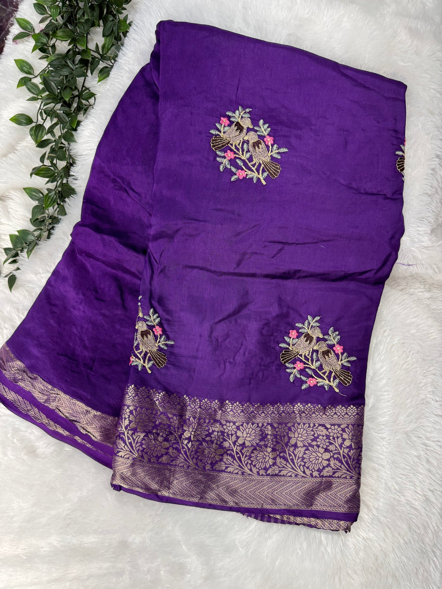 Russian silk saree -SR1129D