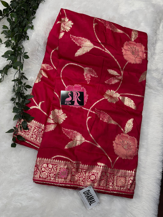 Soft mushru fancy saree-SR1093C