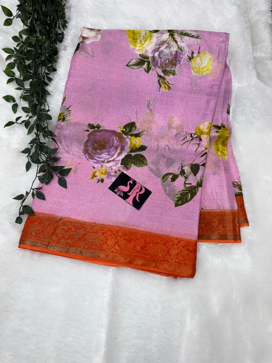 Khaddi georget Block prints -SR1032A