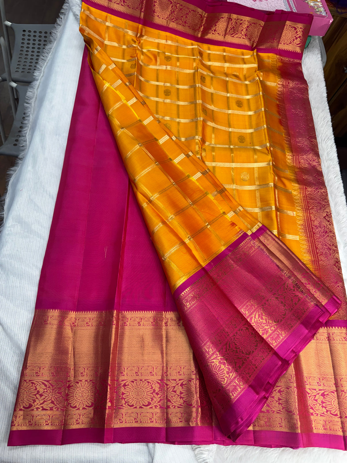 Handloom Kanchipattu saree-SRKP7