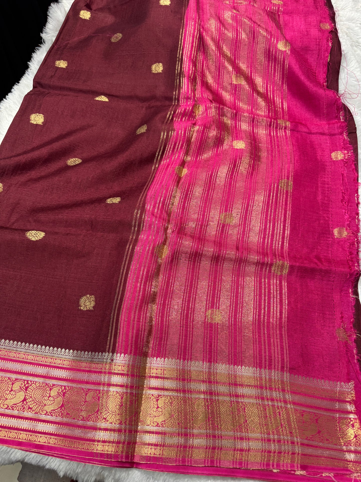 Vintage Mango silk Saree-SR1230E