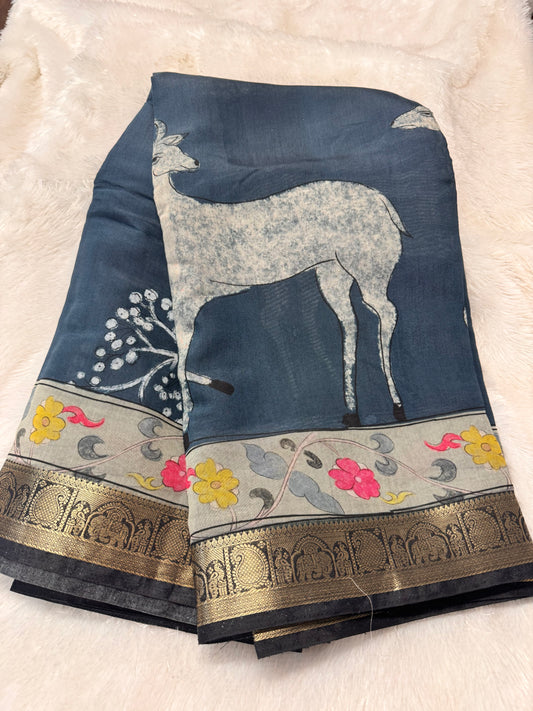 Pure Maheswari silk cotton saree-SR1273A
