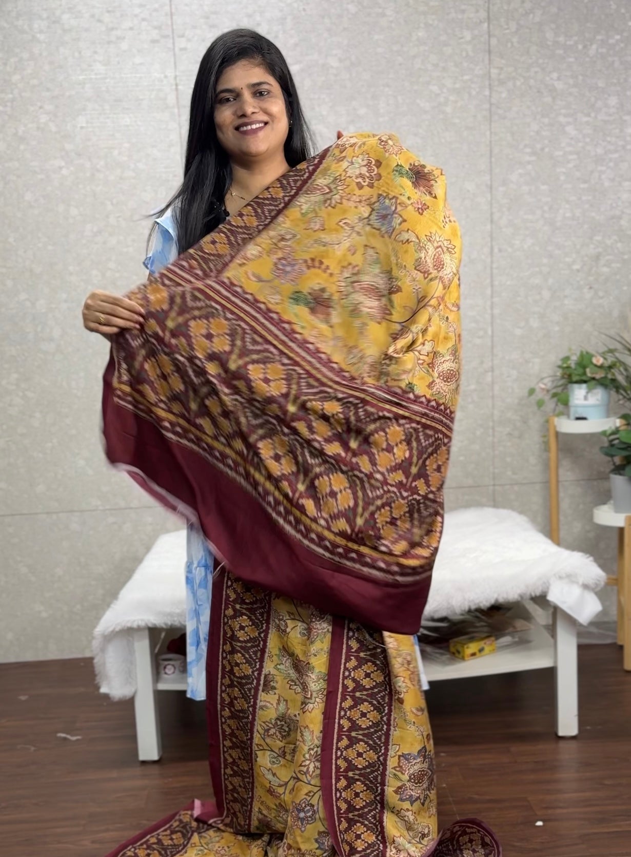Lavanya silk Kalamkari-SR1048A