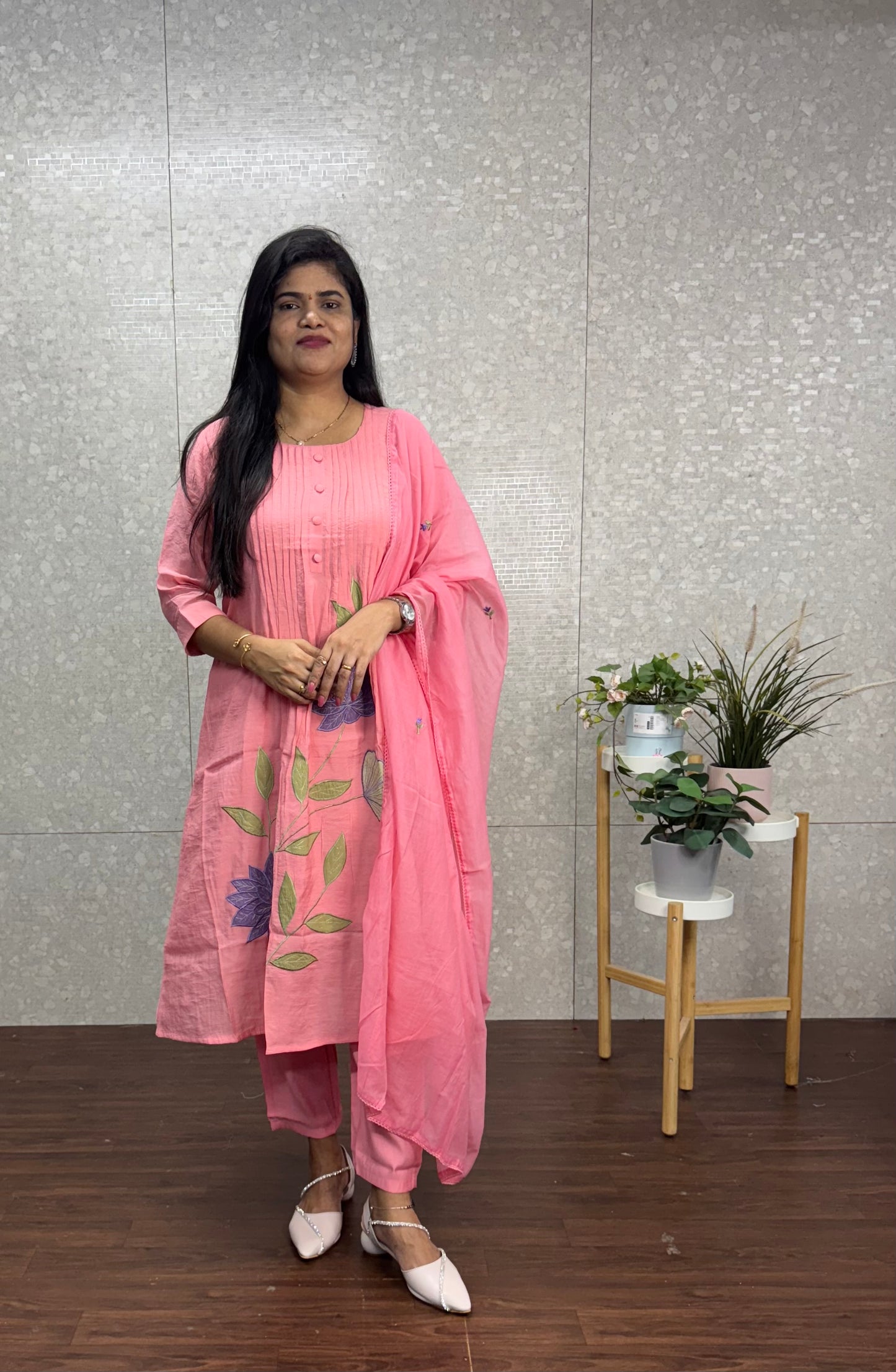 Pure mulchanderi suit-SRM008