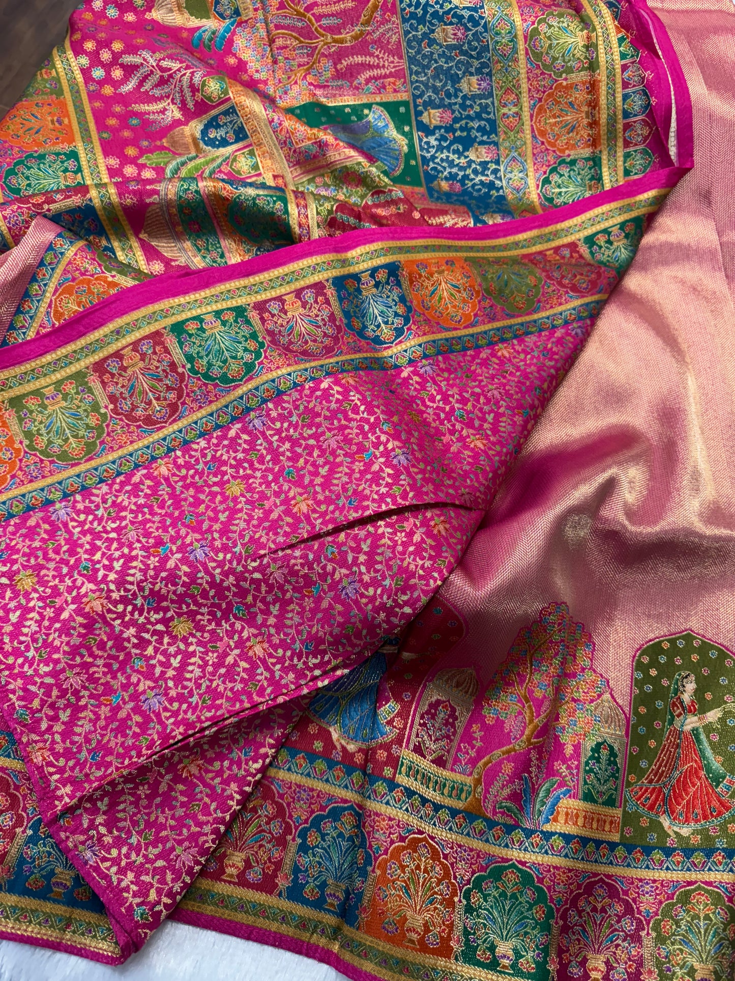 Pashmina saree-SR1117B