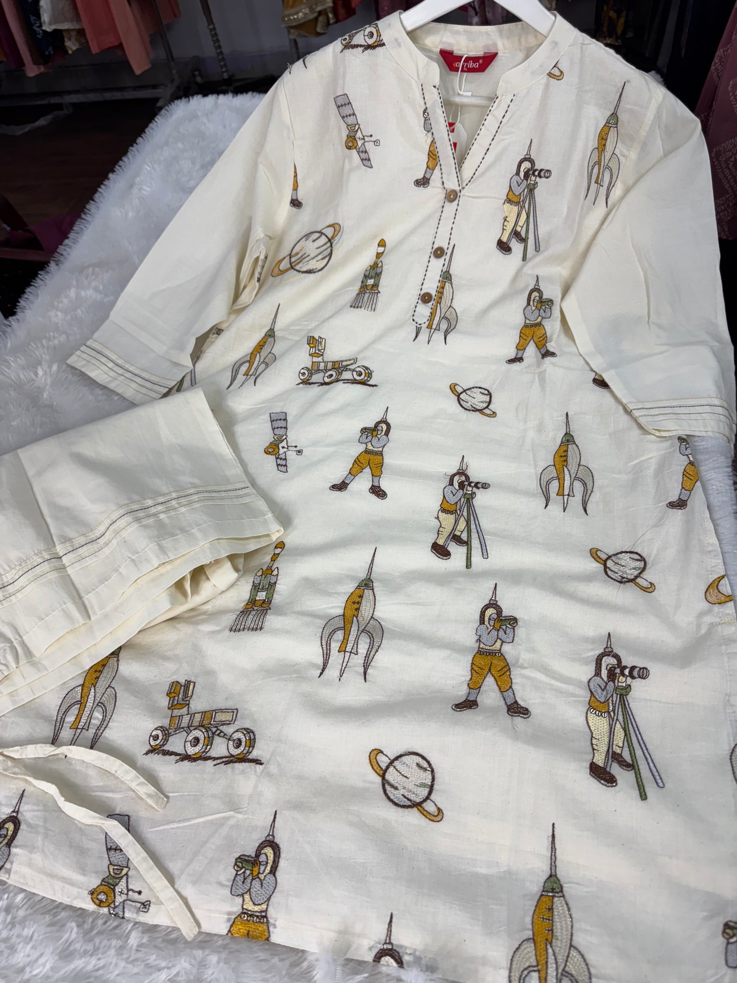 Kora cotton coord set-SRS022B