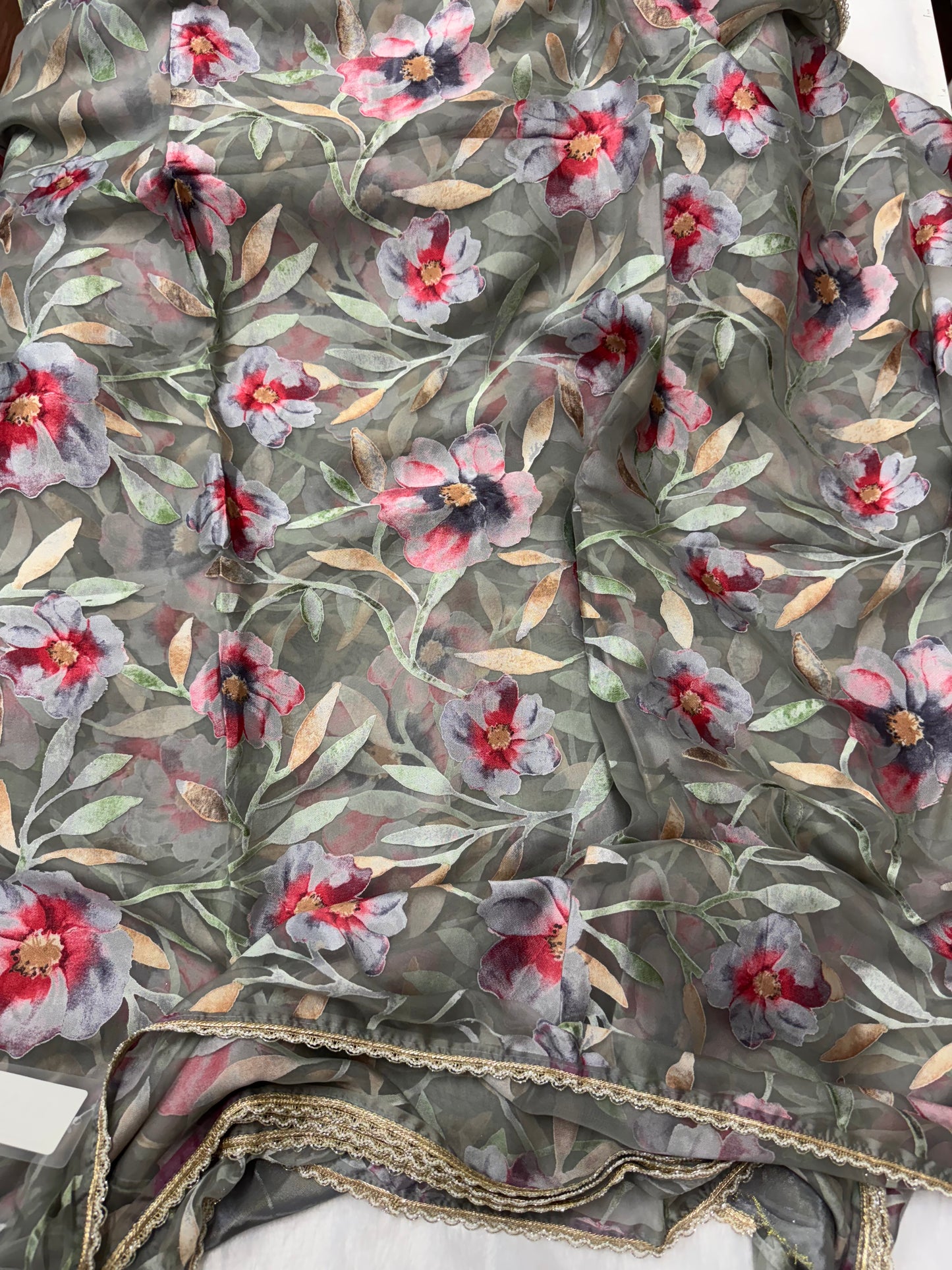 Designer Brasso Saree-SR1030B