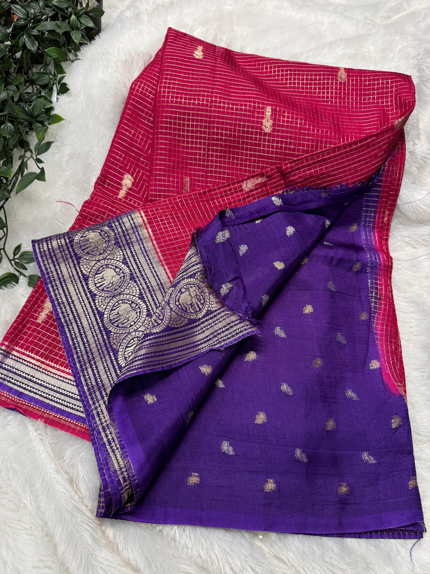 Vintage checks Mysore Georget-SR1174H