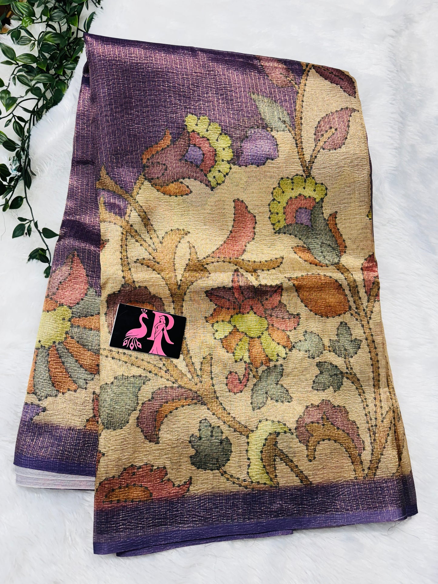 Crush Kota Kalamkari saree-SR1089F