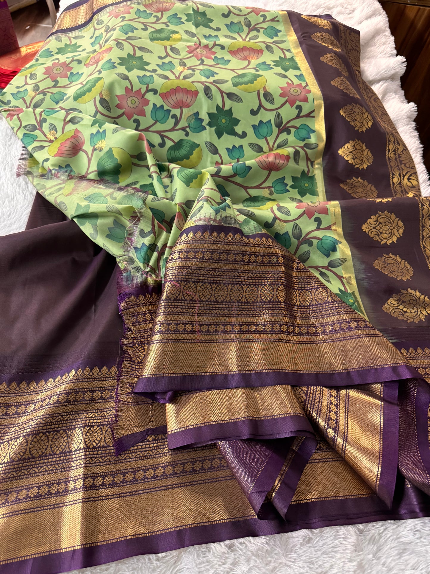 Gadwal digital saree-SR1279F