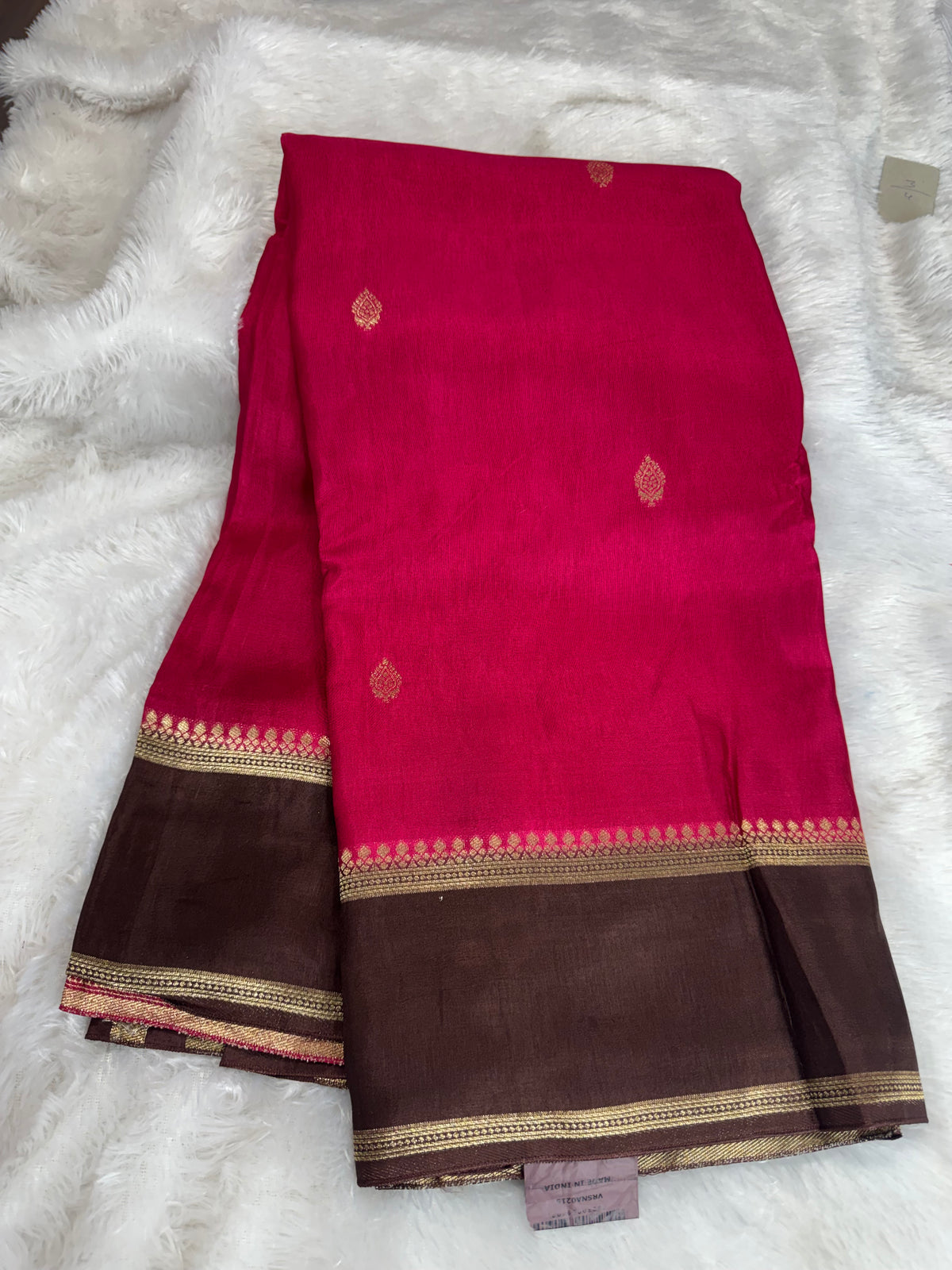 Russian crepe vintage sarees-SR1320