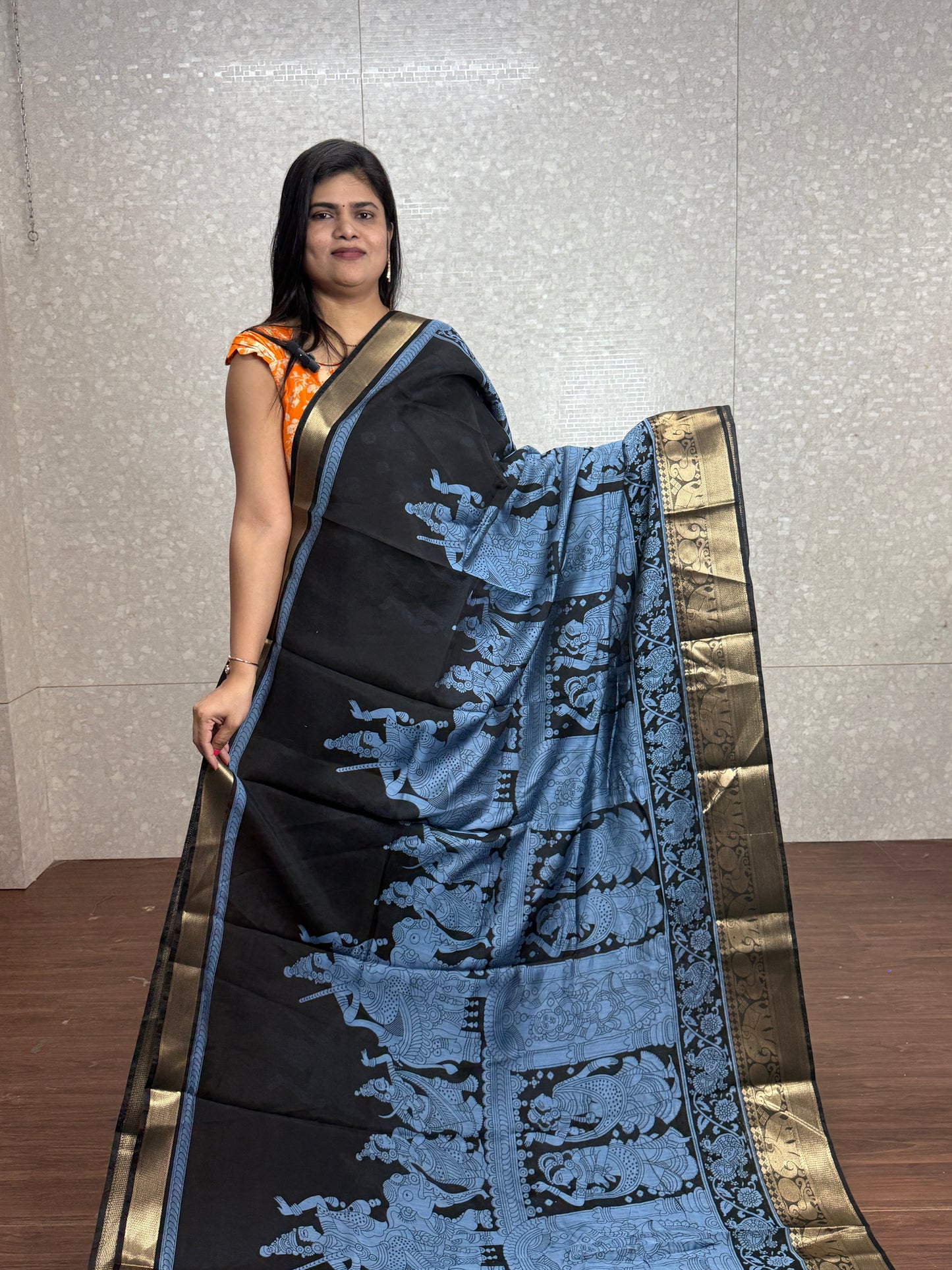 Chanderi Saree-SR1014D