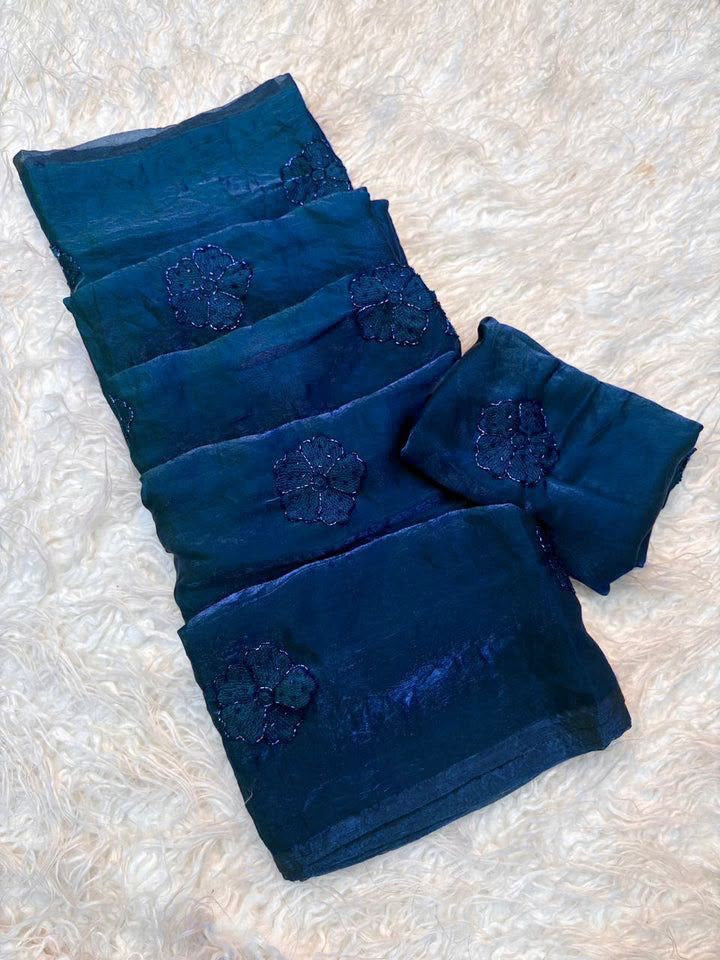 Space silk sarees-SR1307